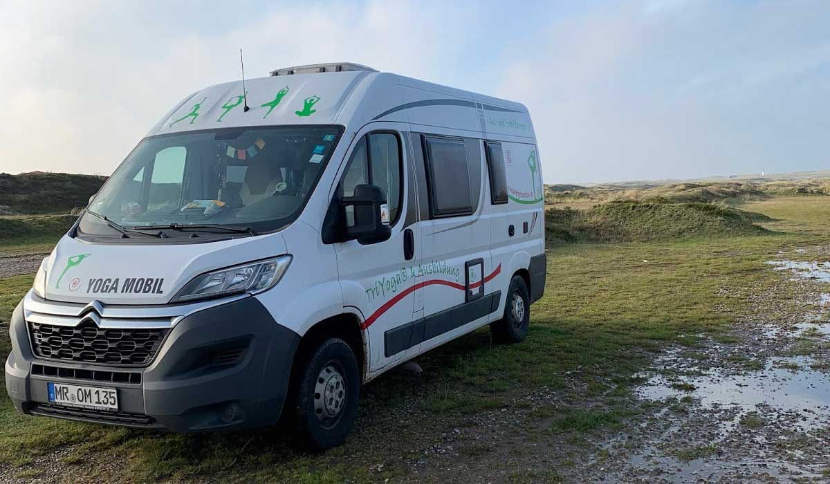 Das Yoga-Mobil von Haus der Ge(h)zeiten