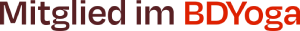 Logo BDYoga Schriftzug "Mitglied im BDYoga"